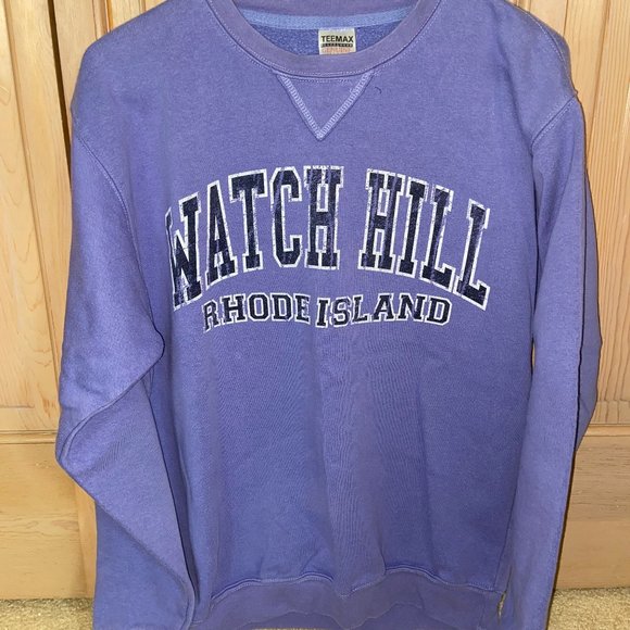 TeeMax Tops - Watch Hill, Rhode Island Purple Crew Neck